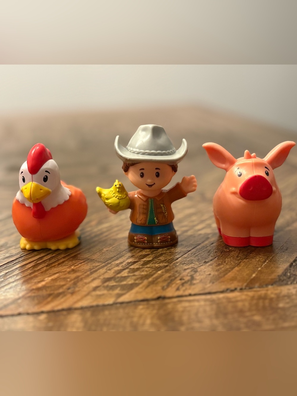 Little People Farmer with Pig and Chicken